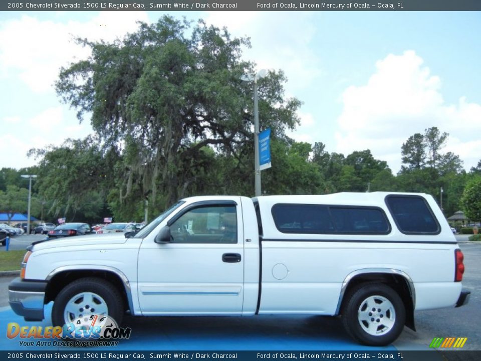 2005 Chevrolet Silverado 1500 LS Regular Cab Summit White / Dark Charcoal Photo #2