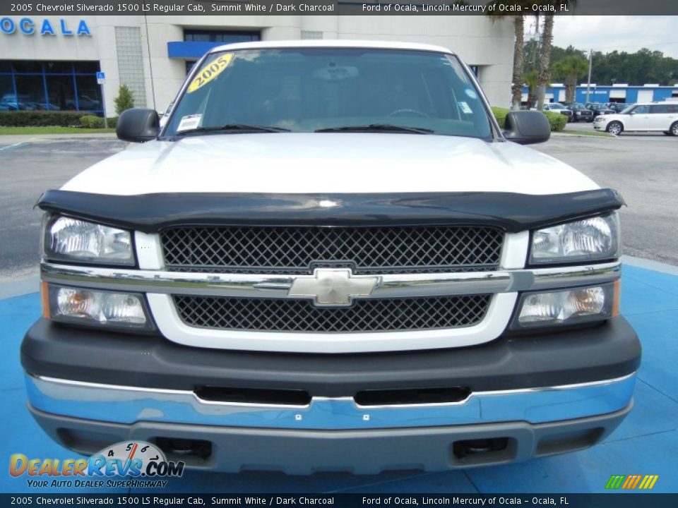2005 Chevrolet Silverado 1500 LS Regular Cab Summit White / Dark Charcoal Photo #8