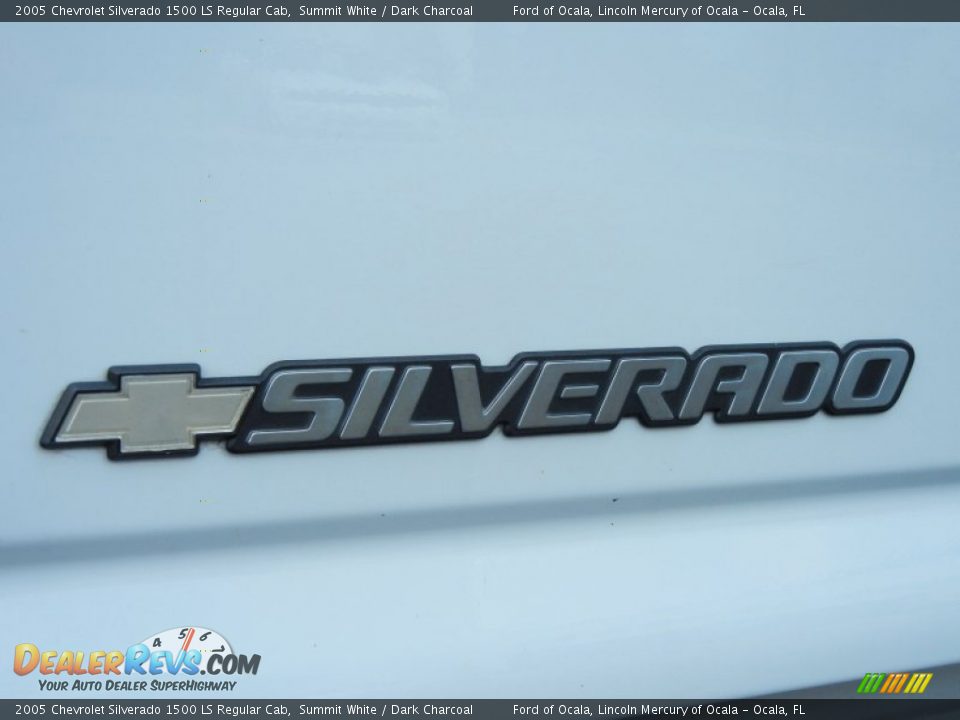 2005 Chevrolet Silverado 1500 LS Regular Cab Summit White / Dark Charcoal Photo #9