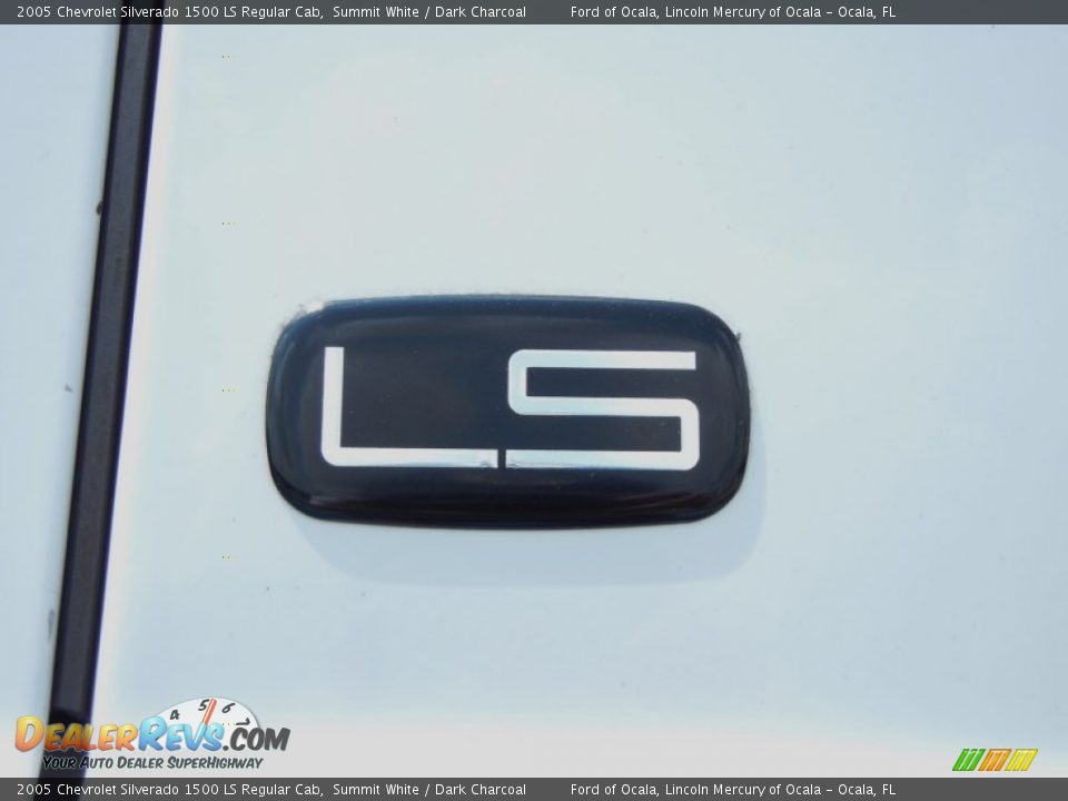 2005 Chevrolet Silverado 1500 LS Regular Cab Summit White / Dark Charcoal Photo #10