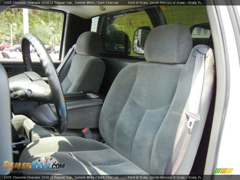 2005 Chevrolet Silverado 1500 LS Regular Cab Summit White / Dark Charcoal Photo #13