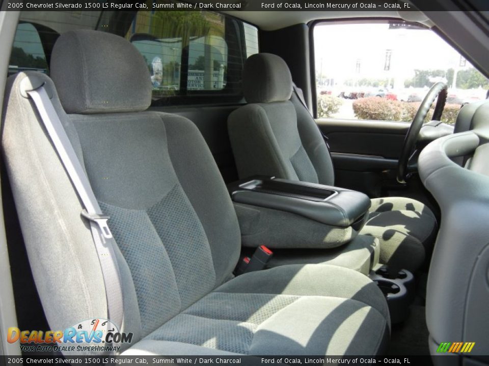 2005 Chevrolet Silverado 1500 LS Regular Cab Summit White / Dark Charcoal Photo #15