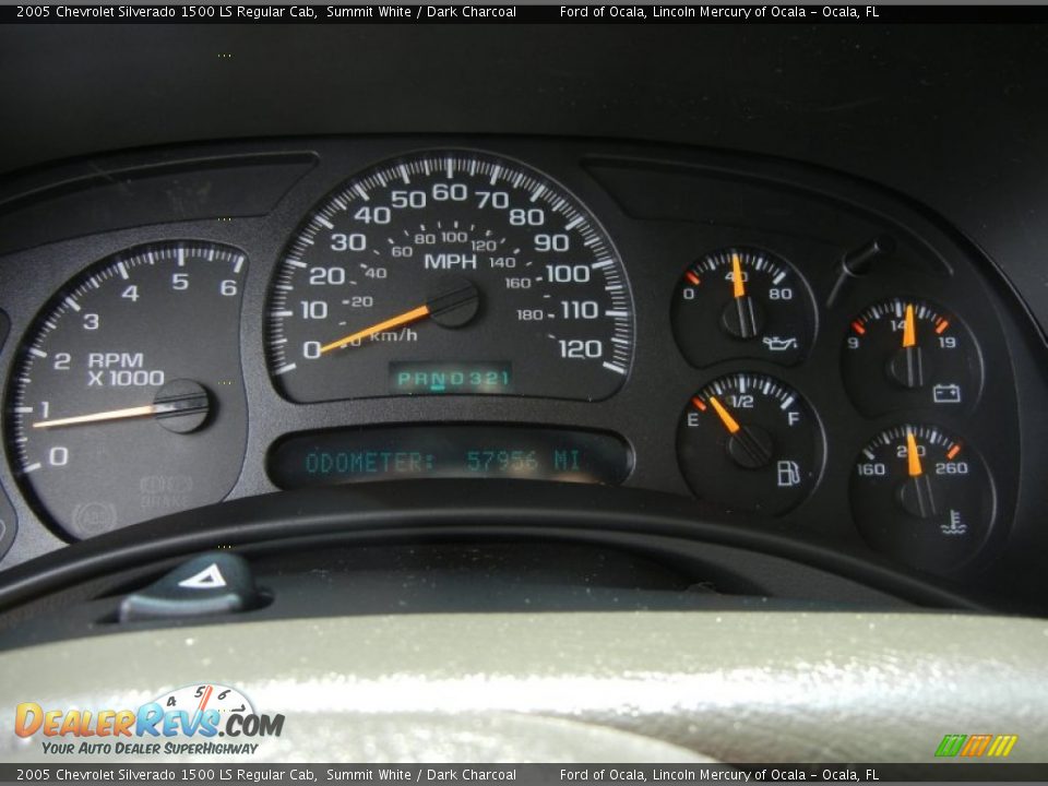 2005 Chevrolet Silverado 1500 LS Regular Cab Summit White / Dark Charcoal Photo #17