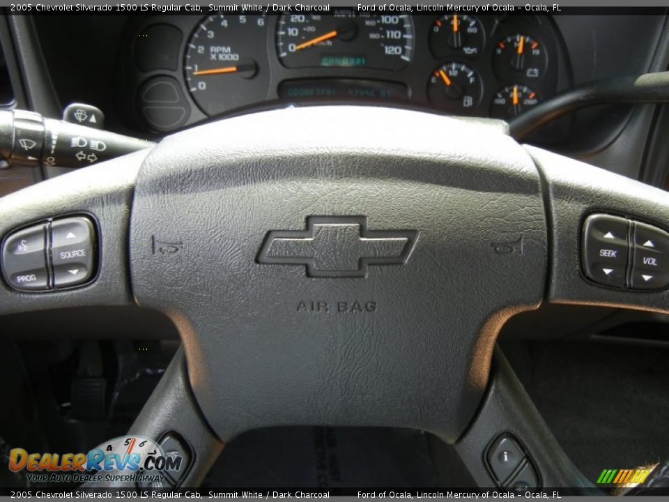 2005 Chevrolet Silverado 1500 LS Regular Cab Summit White / Dark Charcoal Photo #21