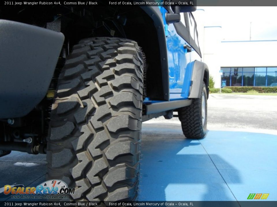 2011 Jeep Wrangler Rubicon 4x4 Cosmos Blue / Black Photo #12
