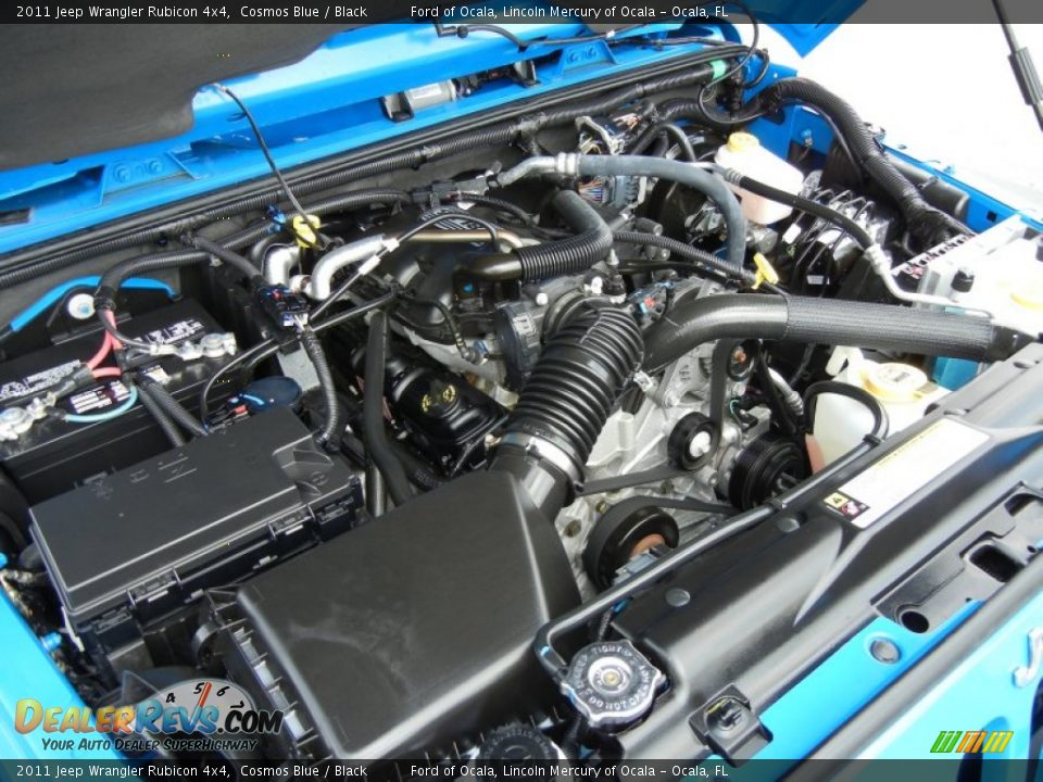 2011 Jeep Wrangler Rubicon 4x4 3.8 Liter OHV 12-Valve V6 Engine Photo #29