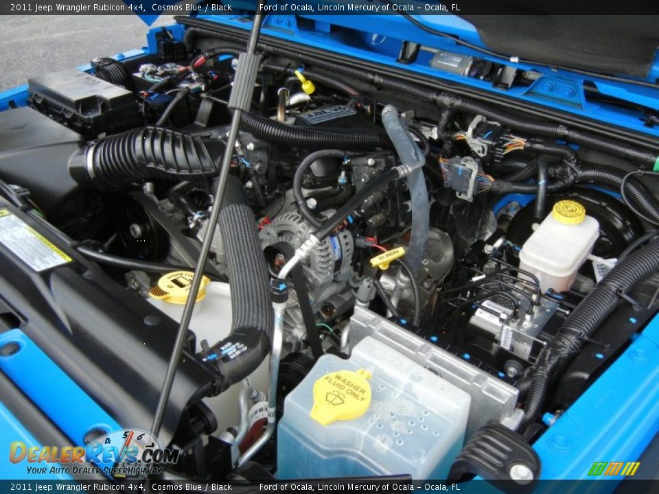 2011 Jeep Wrangler Rubicon 4x4 3.8 Liter OHV 12-Valve V6 Engine Photo #30