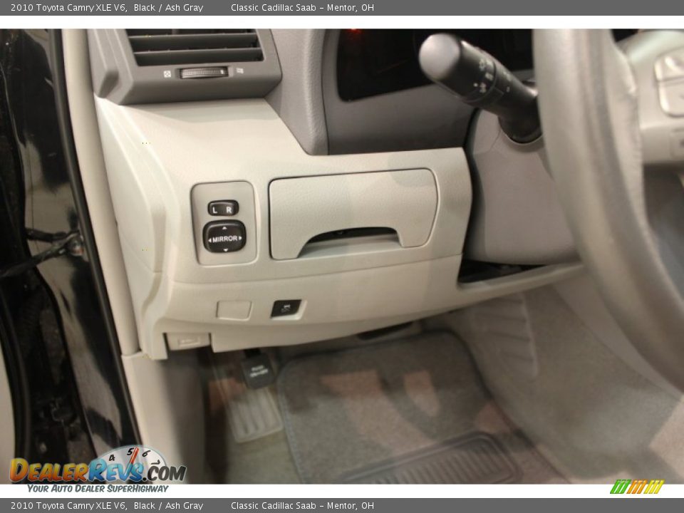 2010 Toyota Camry XLE V6 Black / Ash Gray Photo #7