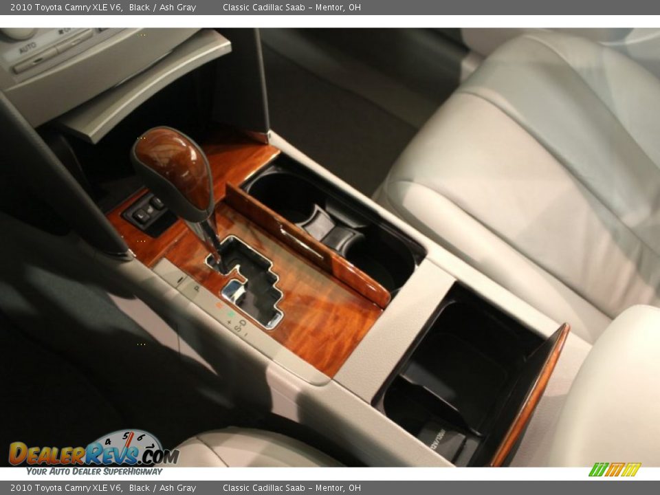 2010 Toyota Camry XLE V6 Black / Ash Gray Photo #19