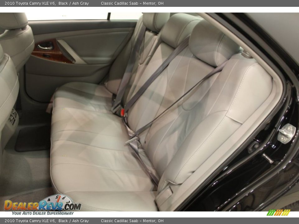 2010 Toyota Camry XLE V6 Black / Ash Gray Photo #22