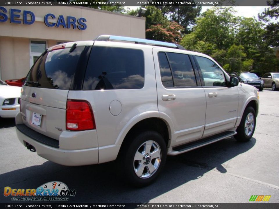 2005 Ford Explorer Limited Pueblo Gold Metallic / Medium Parchment Photo #8