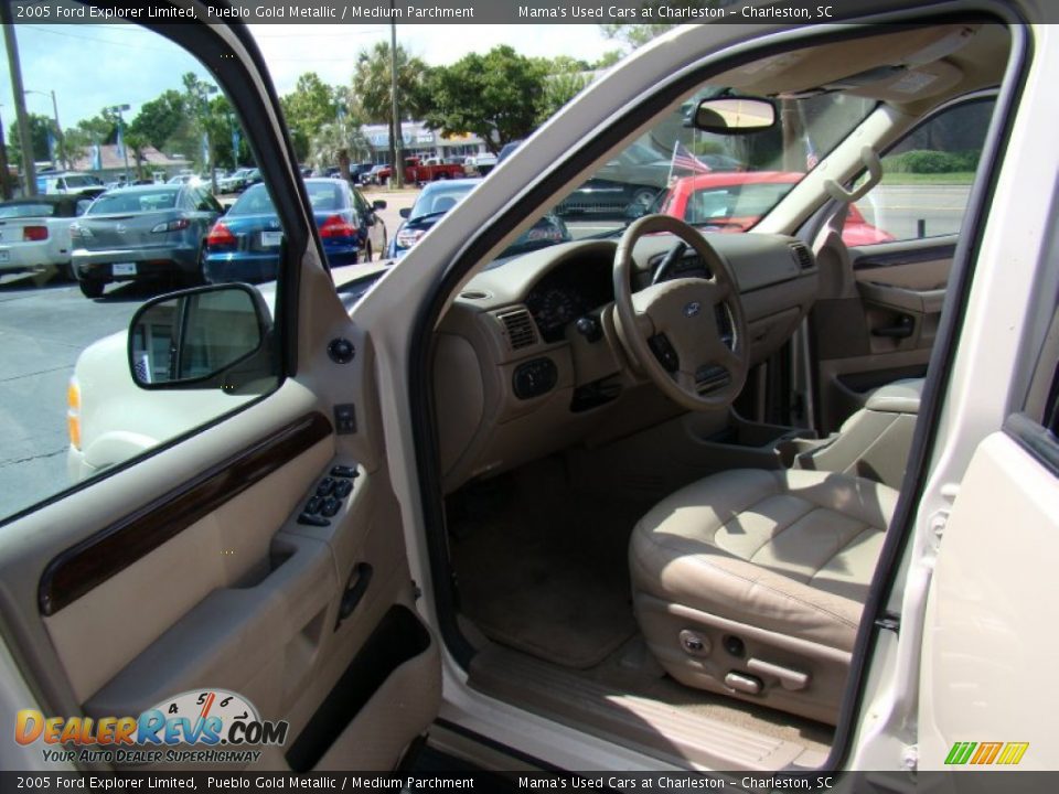 2005 Ford Explorer Limited Pueblo Gold Metallic / Medium Parchment Photo #9