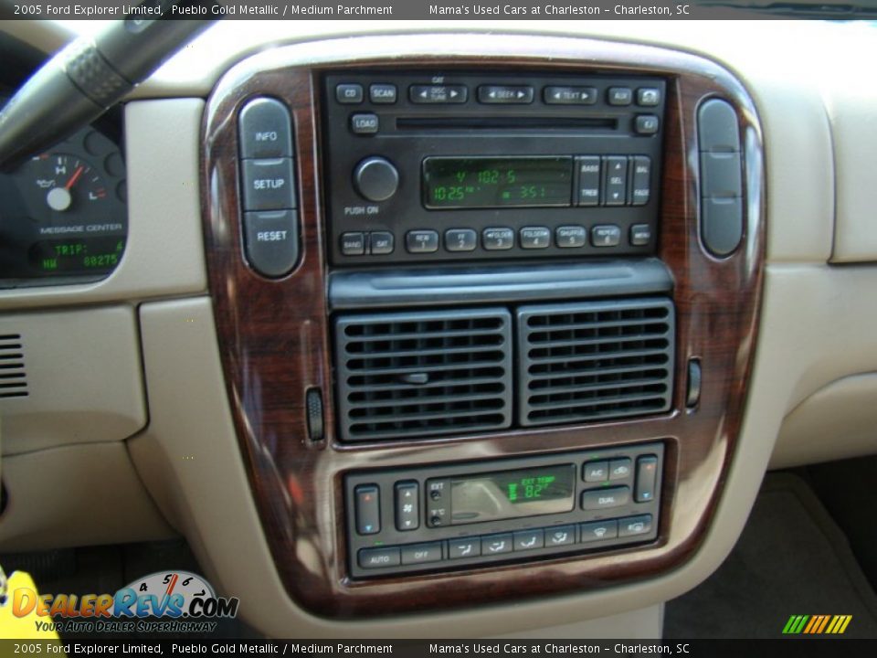 2005 Ford Explorer Limited Pueblo Gold Metallic / Medium Parchment Photo #22