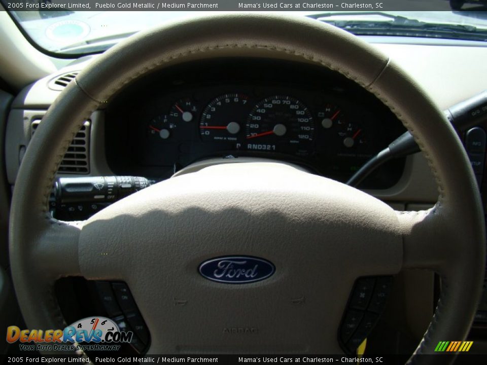 2005 Ford Explorer Limited Pueblo Gold Metallic / Medium Parchment Photo #23
