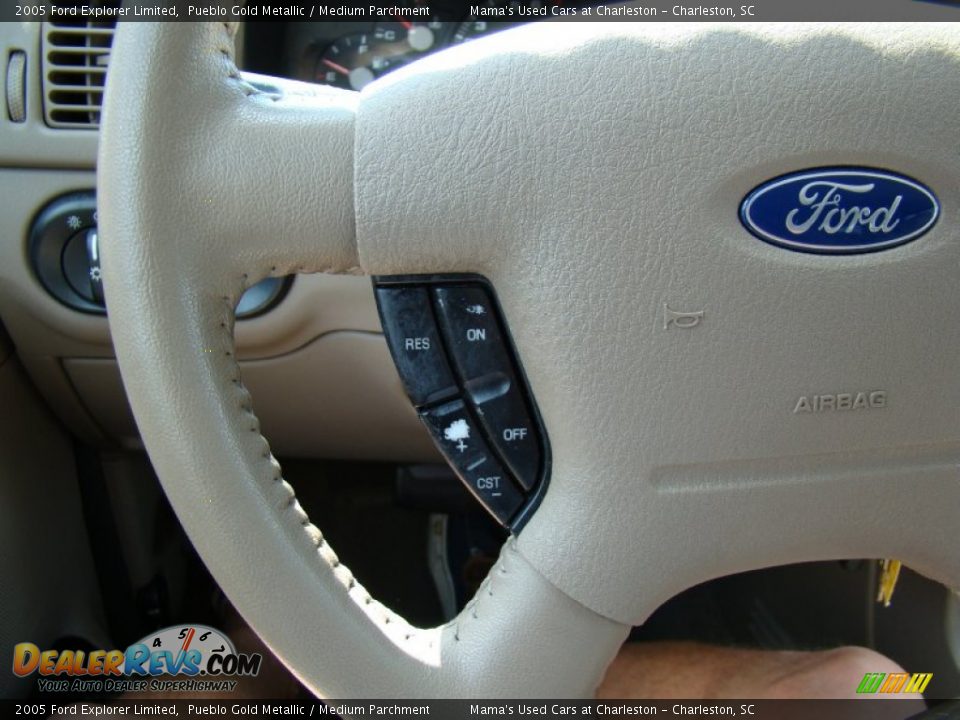2005 Ford Explorer Limited Pueblo Gold Metallic / Medium Parchment Photo #24