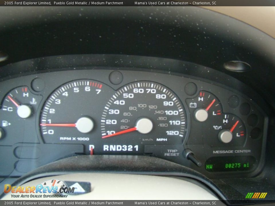 2005 Ford Explorer Limited Pueblo Gold Metallic / Medium Parchment Photo #26