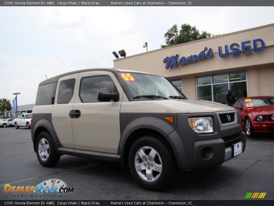 2005 Honda Element EX AWD Cargo Khaki / Black/Gray Photo #2