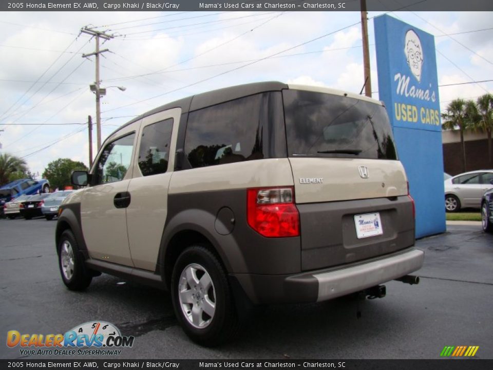 2005 Honda Element EX AWD Cargo Khaki / Black/Gray Photo #6