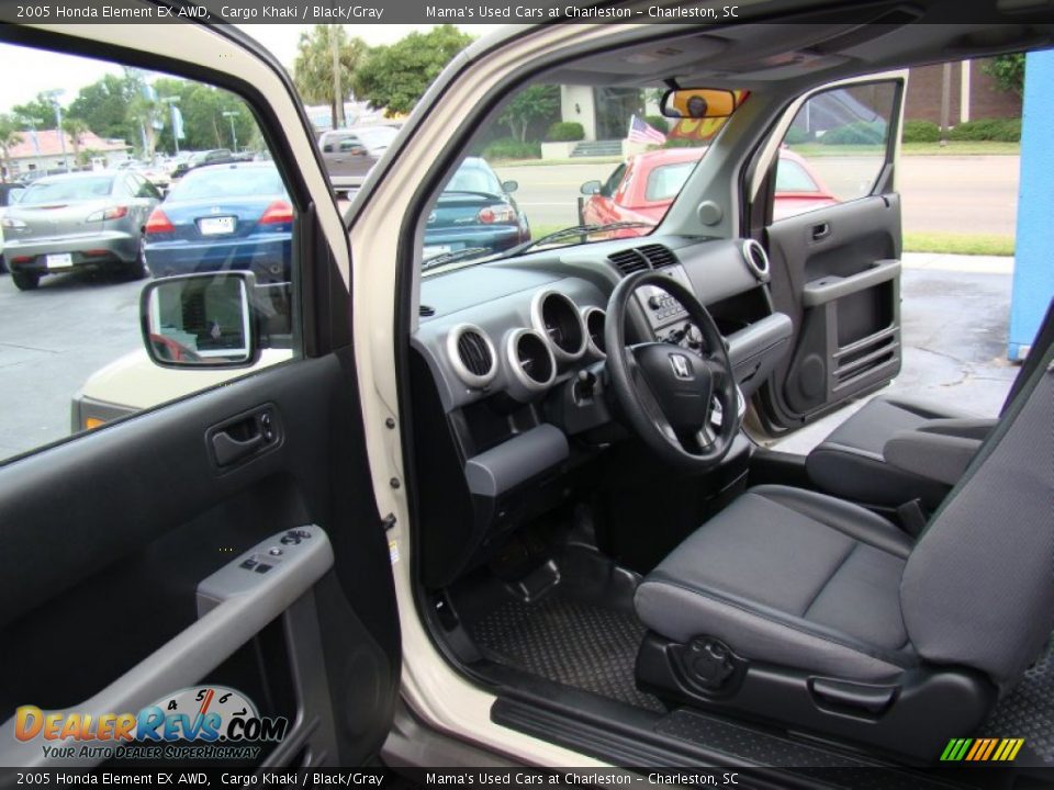 2005 Honda Element EX AWD Cargo Khaki / Black/Gray Photo #9