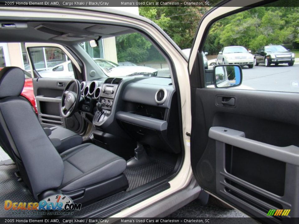 2005 Honda Element EX AWD Cargo Khaki / Black/Gray Photo #14