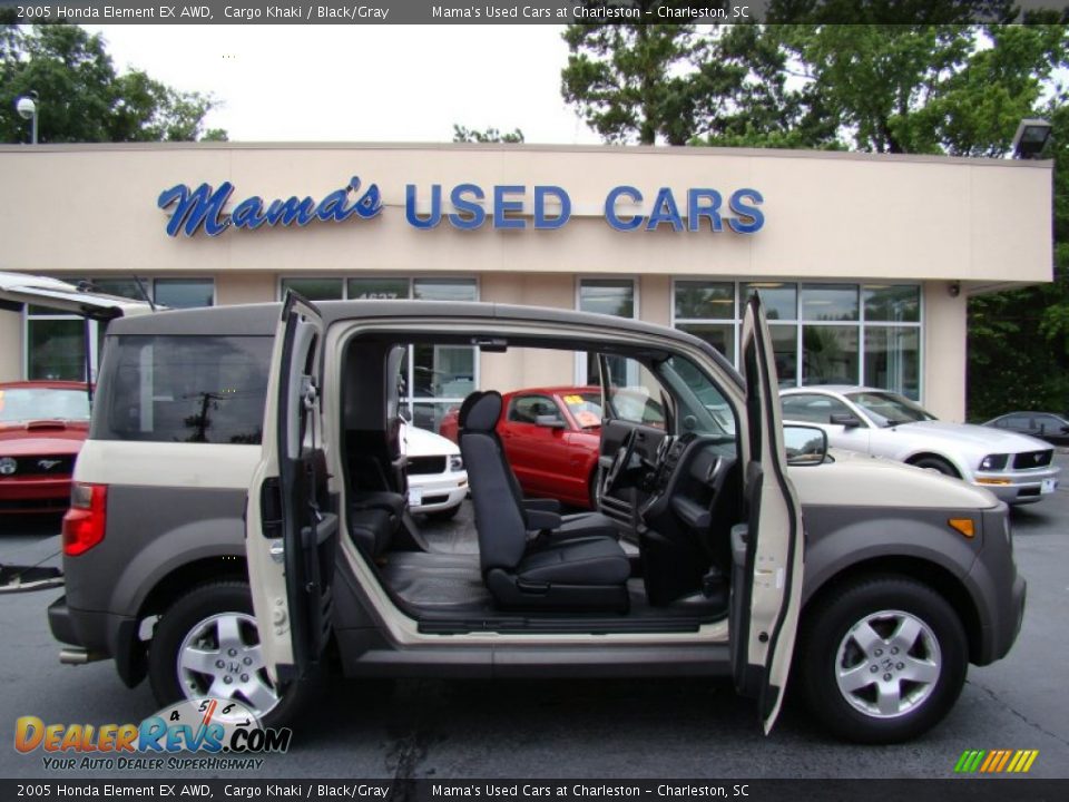 2005 Honda Element EX AWD Cargo Khaki / Black/Gray Photo #15