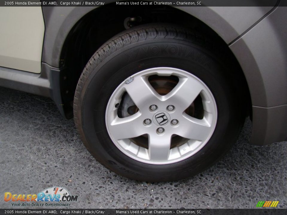2005 Honda Element EX AWD Cargo Khaki / Black/Gray Photo #28