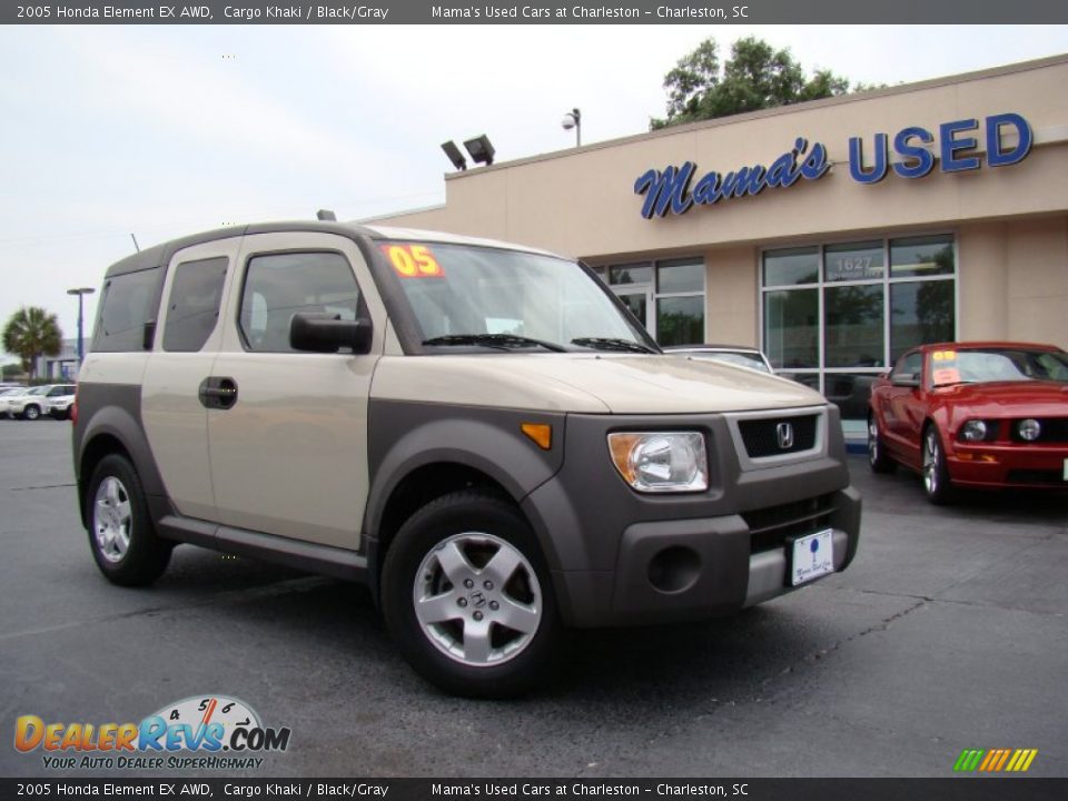 2005 Honda Element EX AWD Cargo Khaki / Black/Gray Photo #29