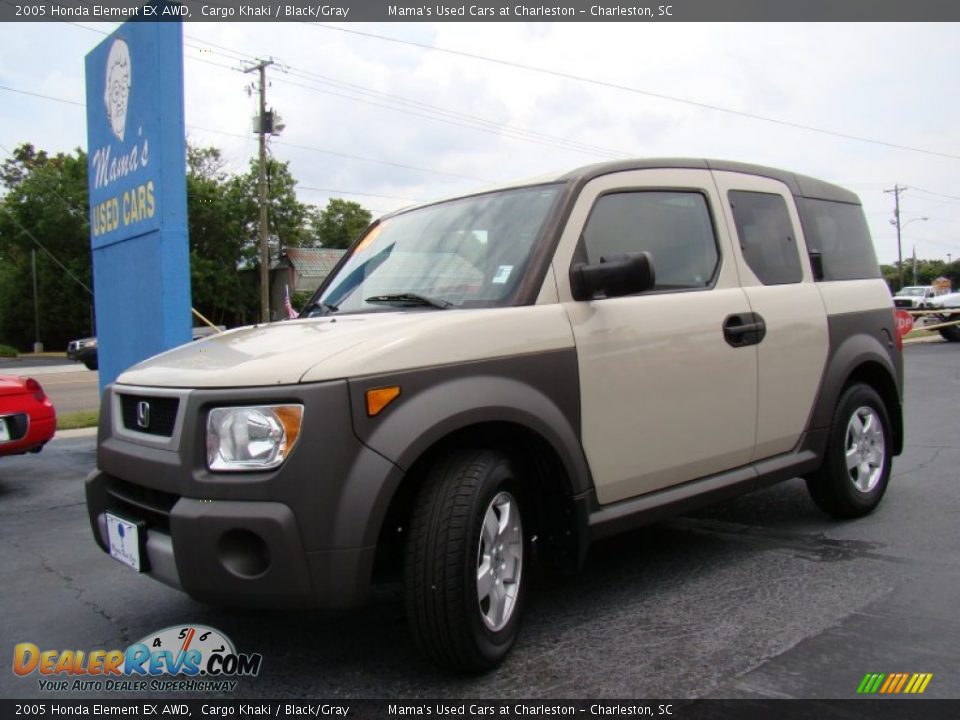 2005 Honda Element EX AWD Cargo Khaki / Black/Gray Photo #30