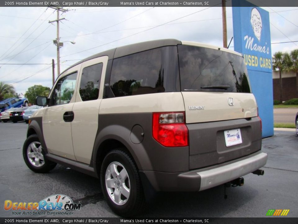 2005 Honda Element EX AWD Cargo Khaki / Black/Gray Photo #31