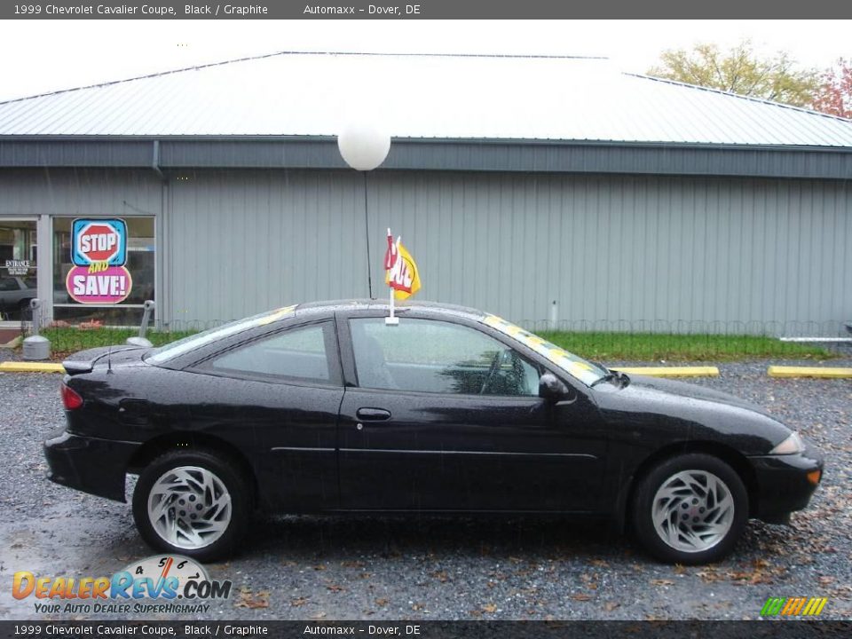 1999 Chevrolet Cavalier Coupe Black / Graphite Photo #4