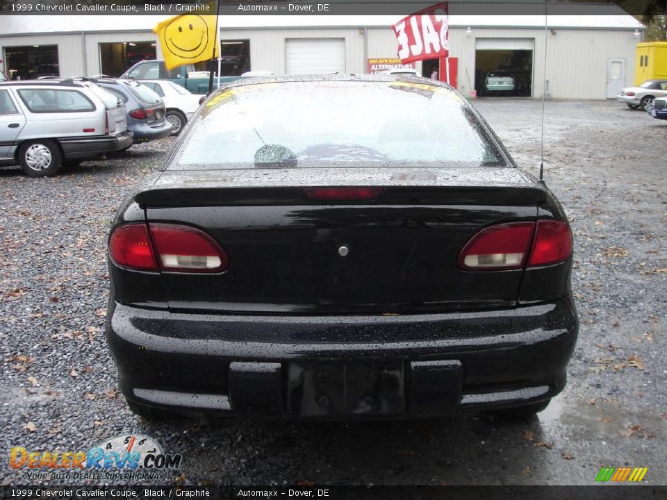 1999 Chevrolet Cavalier Coupe Black / Graphite Photo #6