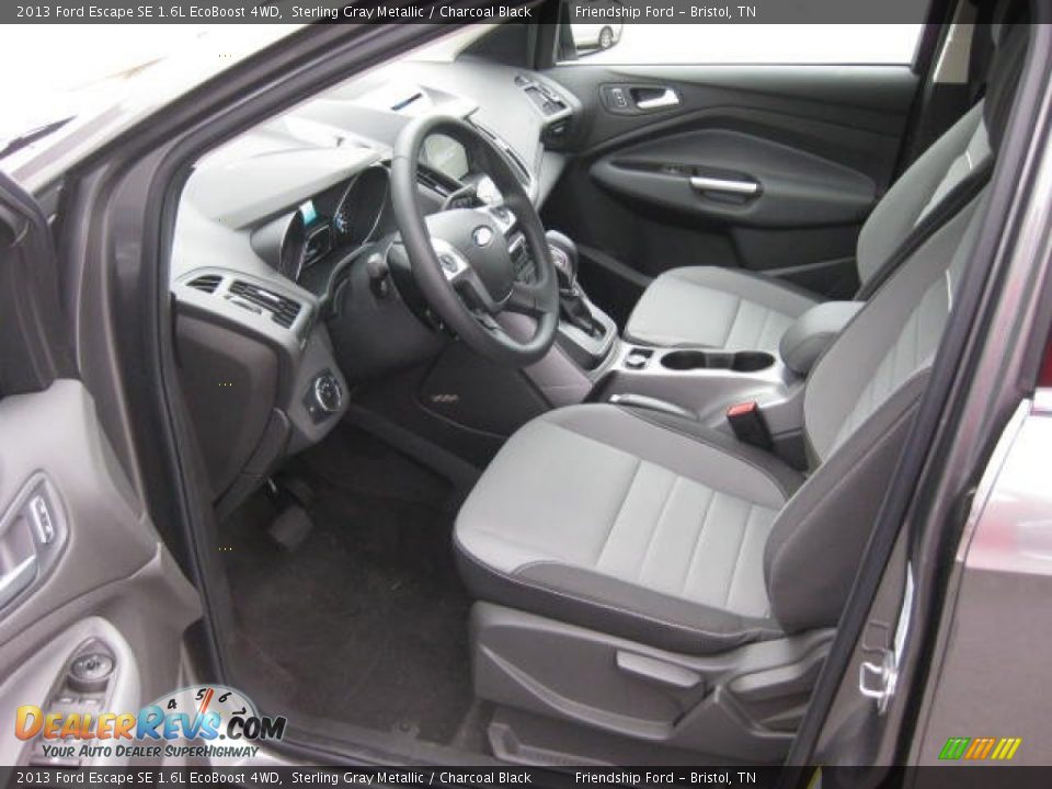 Charcoal Black Interior - 2013 Ford Escape SE 1.6L EcoBoost 4WD Photo #12