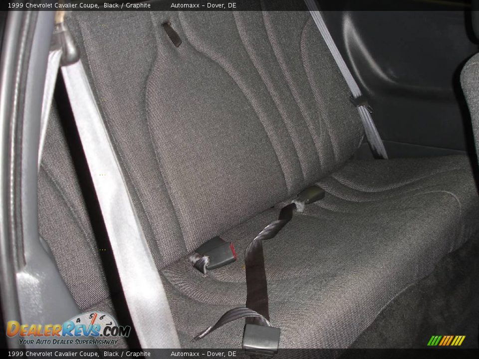 1999 Chevrolet Cavalier Coupe Black / Graphite Photo #13