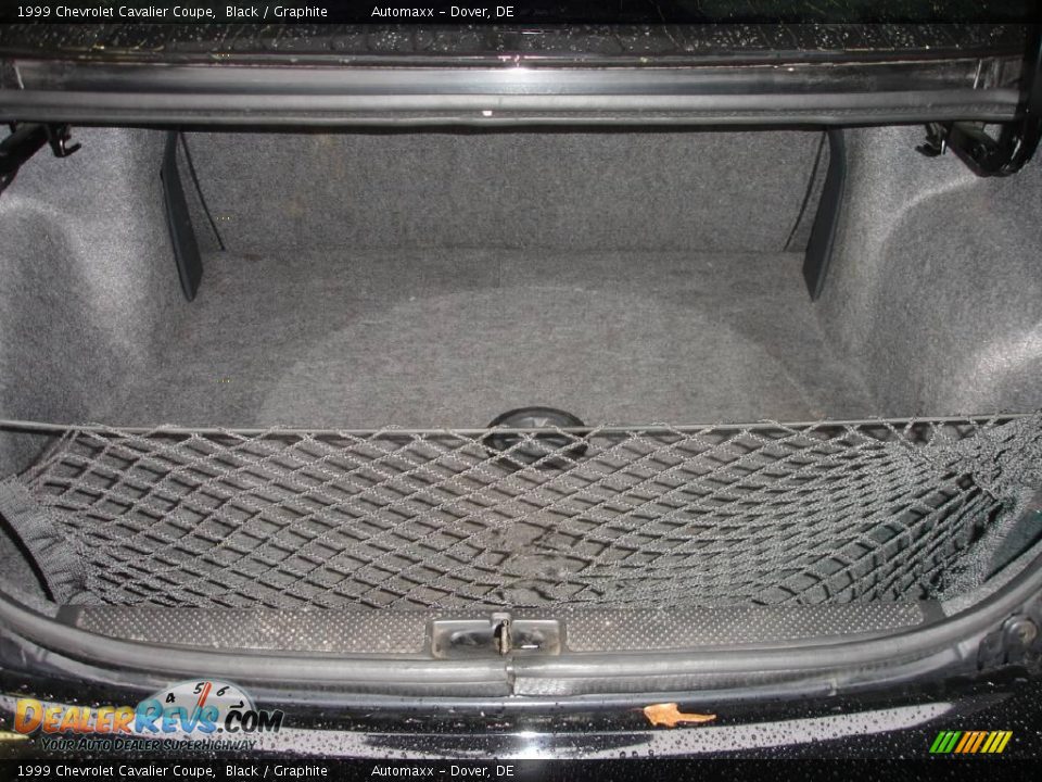 1999 Chevrolet Cavalier Coupe Black / Graphite Photo #14