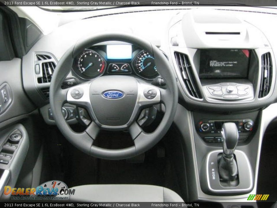 Dashboard of 2013 Ford Escape SE 1.6L EcoBoost 4WD Photo #24