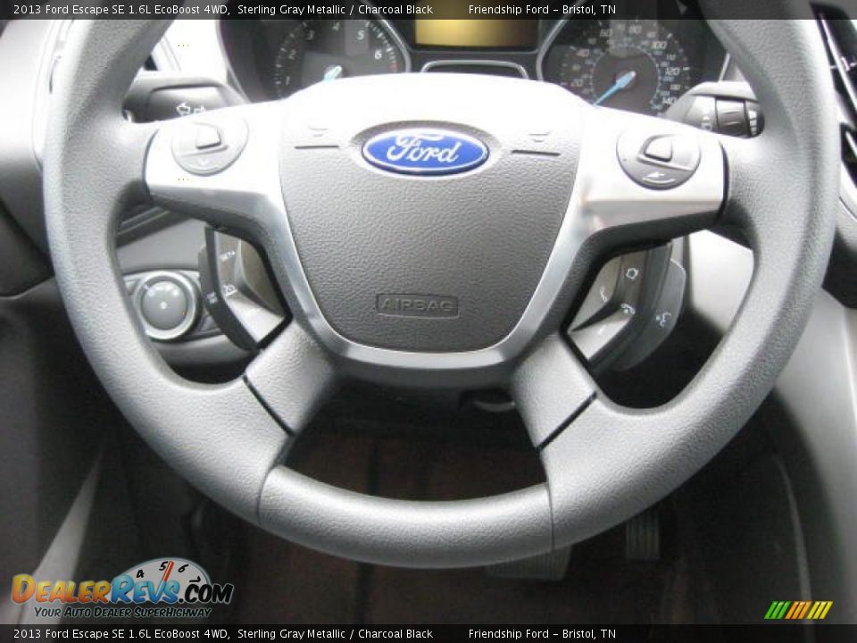 2013 Ford Escape SE 1.6L EcoBoost 4WD Steering Wheel Photo #28