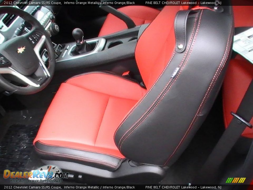 2012 Chevrolet Camaro SS/RS Coupe Inferno Orange Metallic / Inferno Orange/Black Photo #3