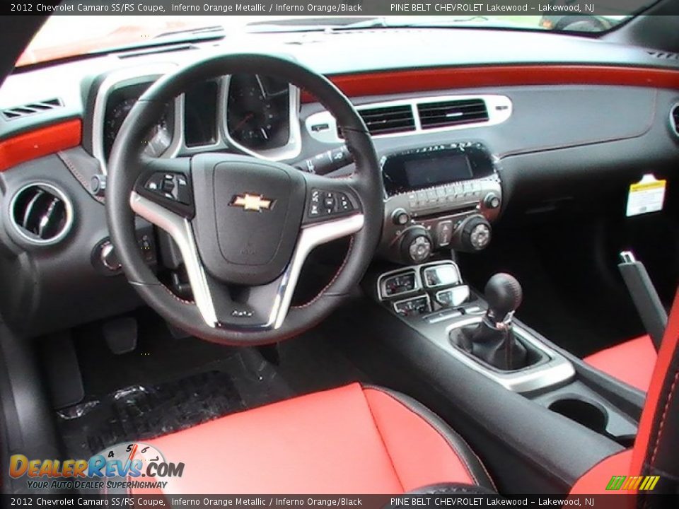 2012 Chevrolet Camaro SS/RS Coupe Inferno Orange Metallic / Inferno Orange/Black Photo #4