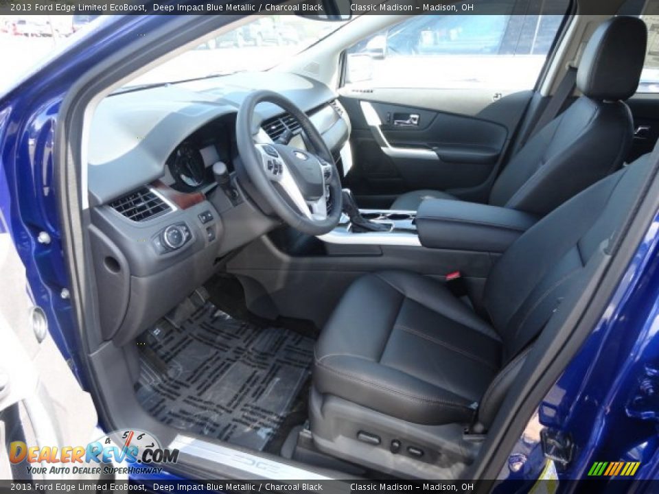 Charcoal Black Interior - 2013 Ford Edge Limited EcoBoost Photo #5