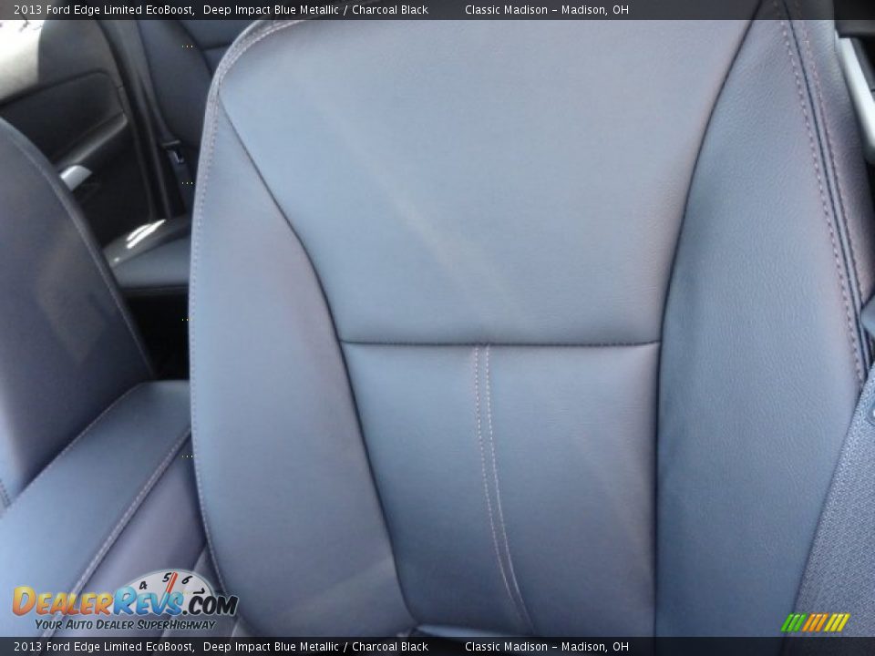 2013 Ford Edge Limited EcoBoost Deep Impact Blue Metallic / Charcoal Black Photo #6