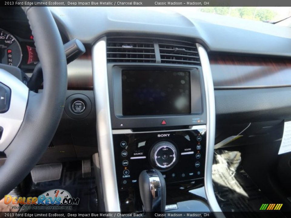 2013 Ford Edge Limited EcoBoost Deep Impact Blue Metallic / Charcoal Black Photo #8