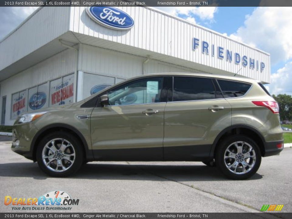 2013 Ford Escape SEL 1.6L EcoBoost 4WD Ginger Ale Metallic / Charcoal Black Photo #1