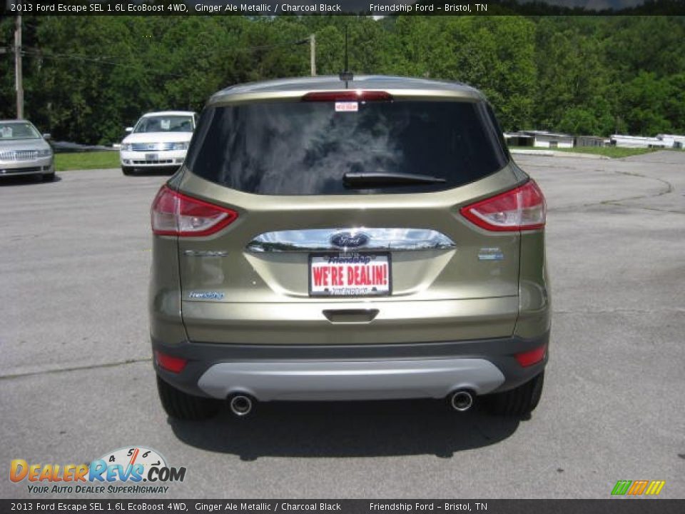 2013 Ford Escape SEL 1.6L EcoBoost 4WD Ginger Ale Metallic / Charcoal Black Photo #7