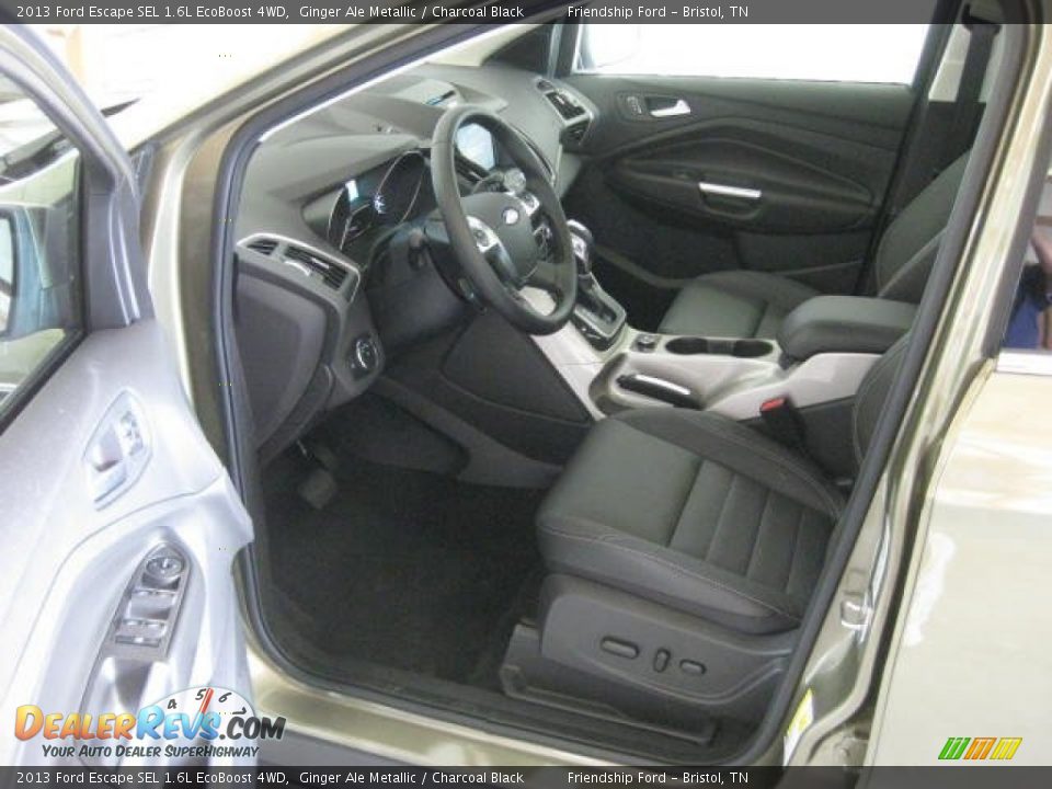 Charcoal Black Interior - 2013 Ford Escape SEL 1.6L EcoBoost 4WD Photo #12