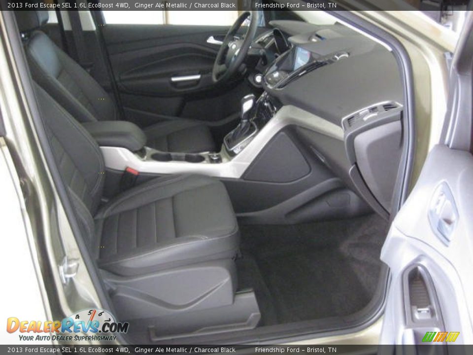 Charcoal Black Interior - 2013 Ford Escape SEL 1.6L EcoBoost 4WD Photo #17