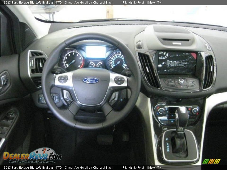 2013 Ford Escape SEL 1.6L EcoBoost 4WD Ginger Ale Metallic / Charcoal Black Photo #22