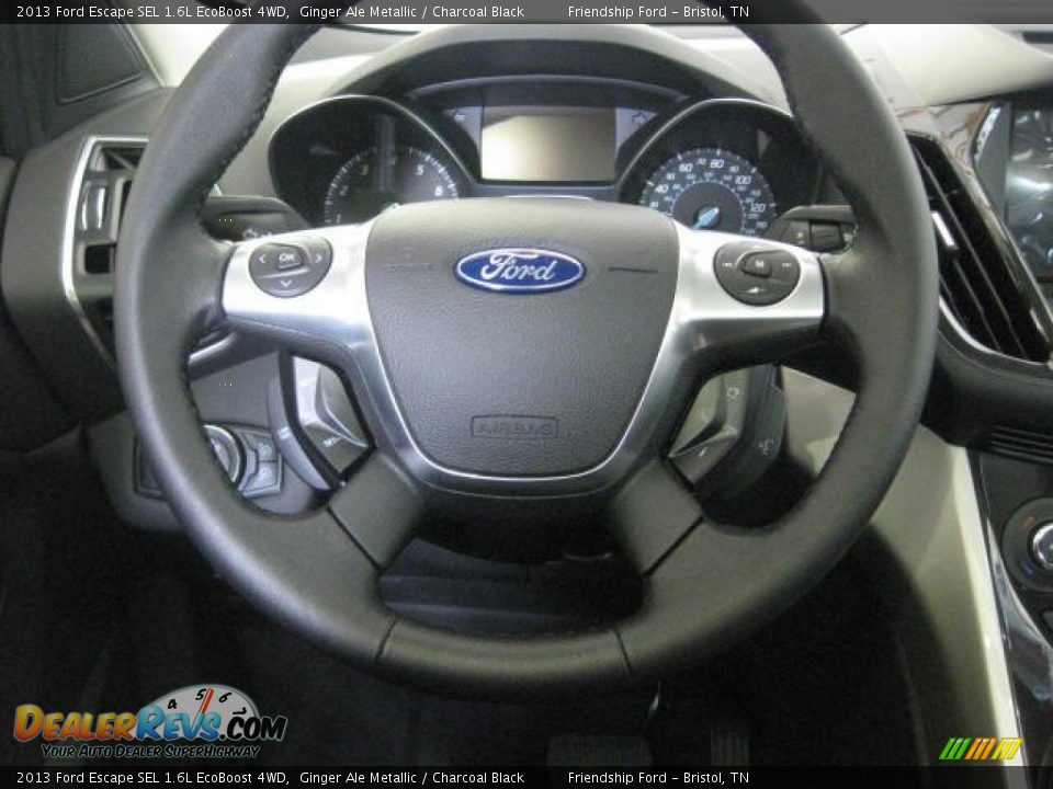 2013 Ford Escape SEL 1.6L EcoBoost 4WD Ginger Ale Metallic / Charcoal Black Photo #26