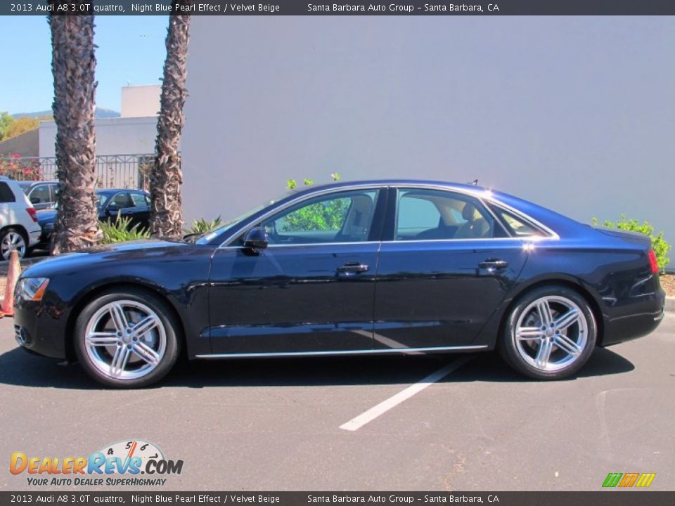Night Blue Pearl Effect 2013 Audi A8 3.0T quattro Photo #2