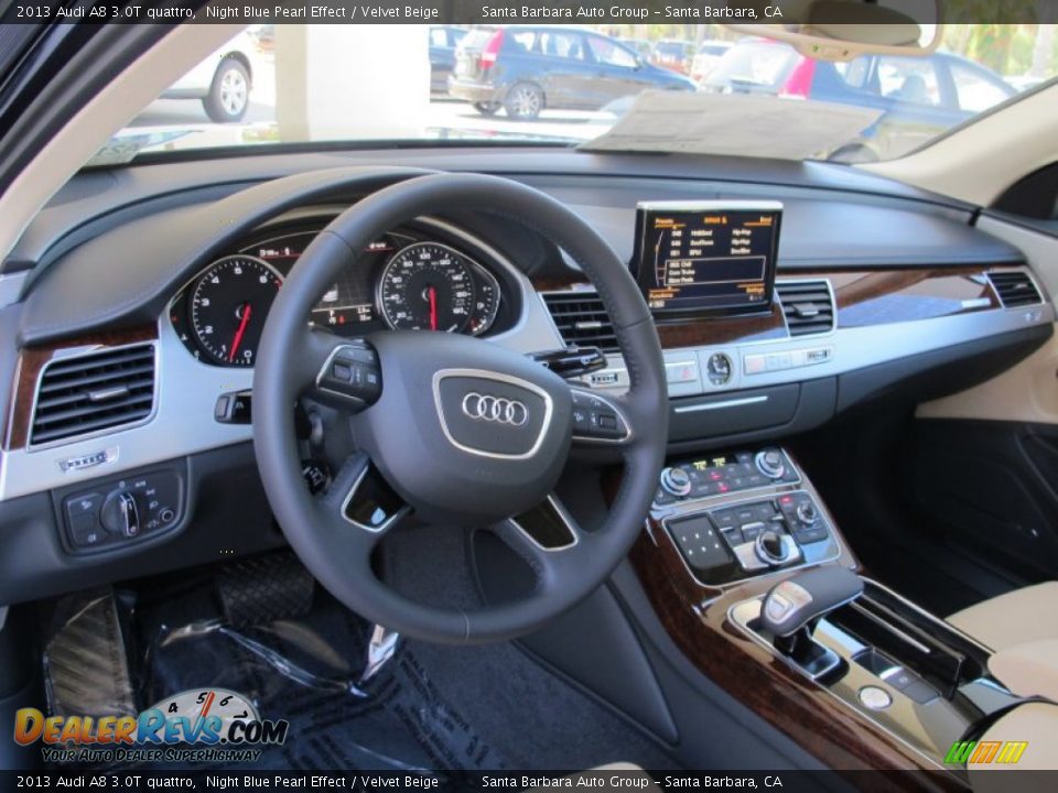 Dashboard of 2013 Audi A8 3.0T quattro Photo #6