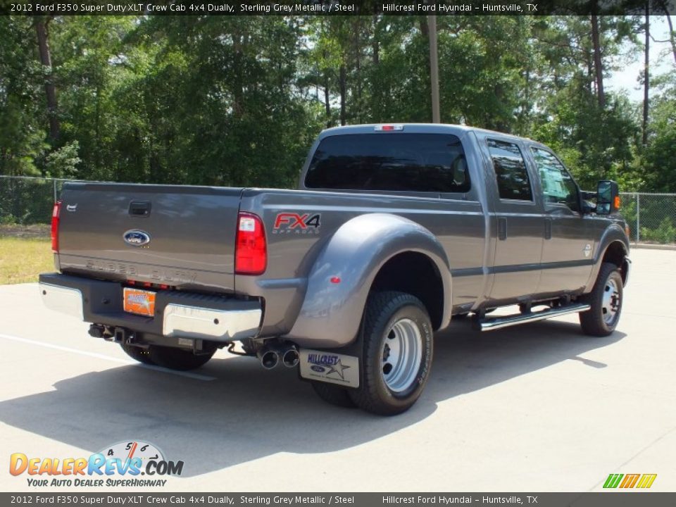 2012 Ford F350 Super Duty XLT Crew Cab 4x4 Dually Sterling Grey Metallic / Steel Photo #5